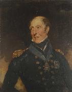 Henry Wyatt Rear-Admiral Sir Charles Cunningham oil